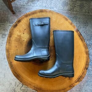Kamik Black Waterproof Rain Boots